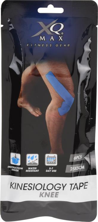 XQ MAX Kinesiology Knee - tejpovací páska koleno 25x5 cm - 6ks