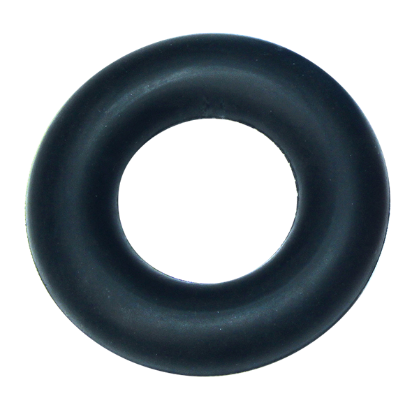YATE posilovací kroužek gumový černý - tuhý